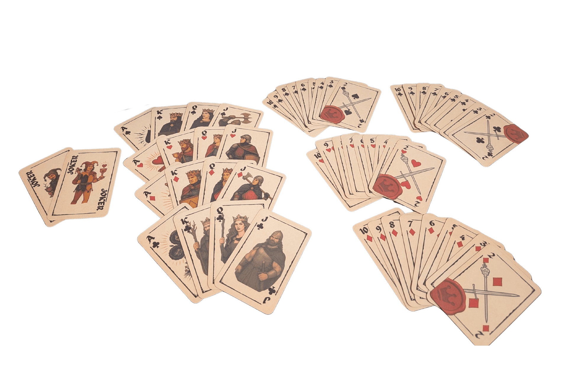 Kings & Peasants card fan