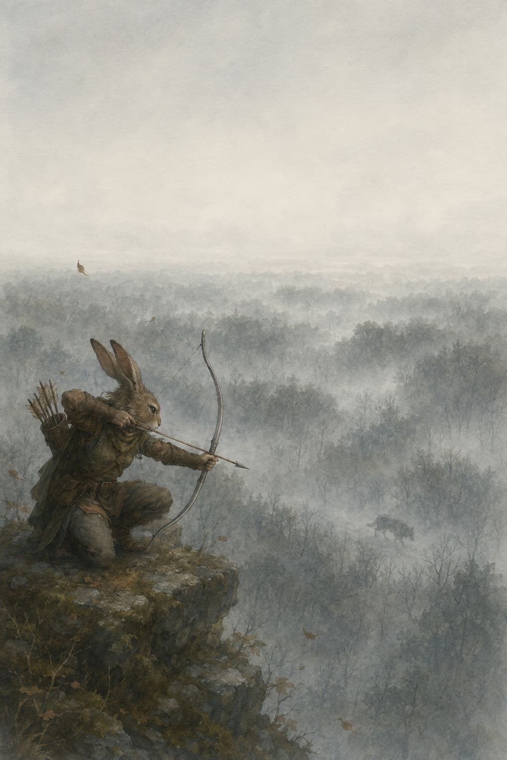The Arrow and the Silence, front cover